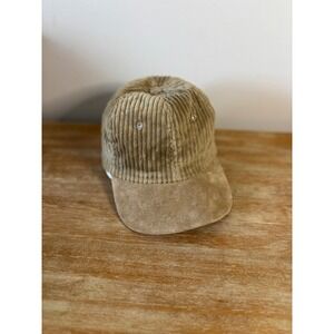 Broner Corduroy Suede Baseball Cap Tan One Size Made in‎ USA